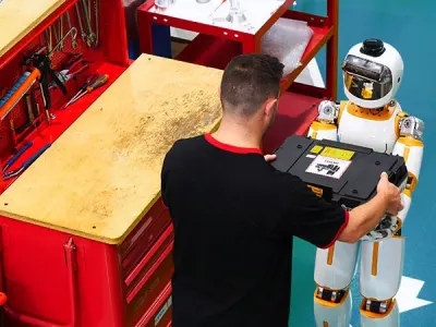 View ErgoCub Humanoid Robot specifications and details ErgoCub Humanoid Robot - Italian Institute of Technology (IIT) robot model