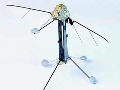 RoboBee Masters Crane Fly-Inspired Landings on Rough Terrain