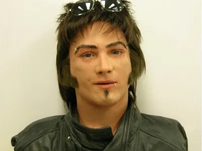 Hanson Robotics’ Joey Chaos showed how expressive humanoids can hold a conversation, not just strike a pose